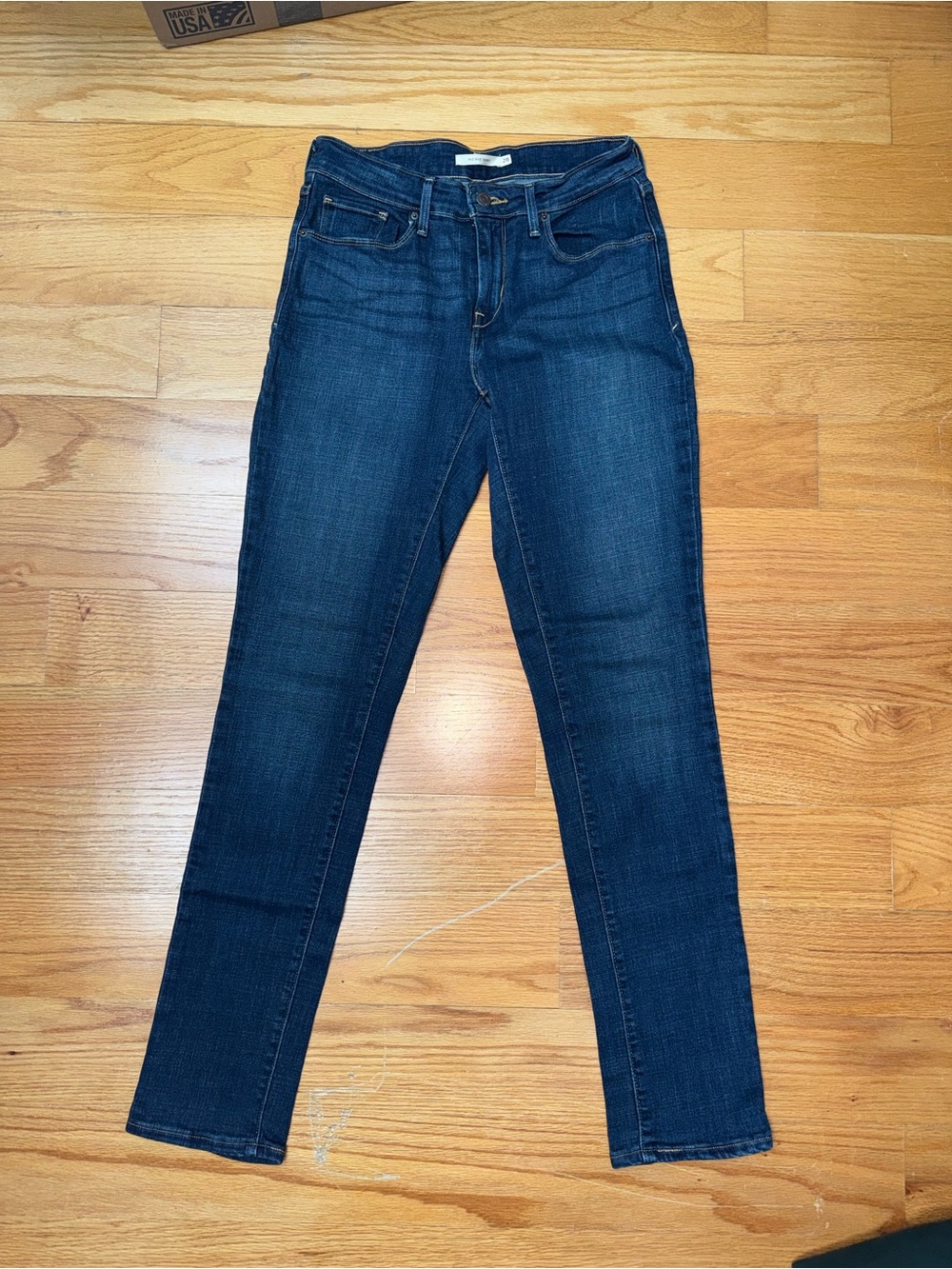 Levi's Dark Blue Skinny Jeans — Slim Stretch Denim